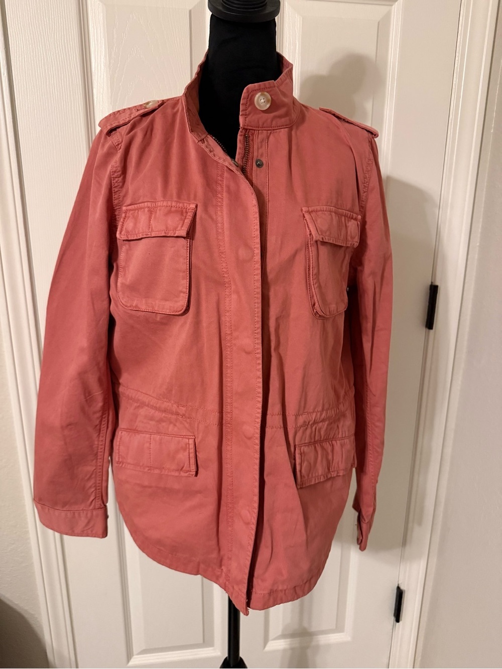 LOFT Dusty Rose Utility Jacket